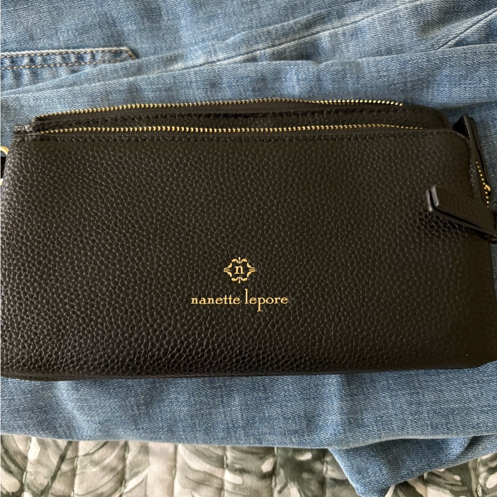 Nanette Lepore Black Leather Wallet